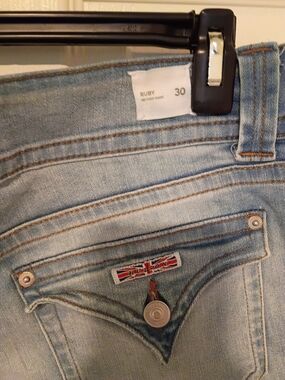 Hudson Ruby Jeans Shorts Light Blue Rarely Worm 30